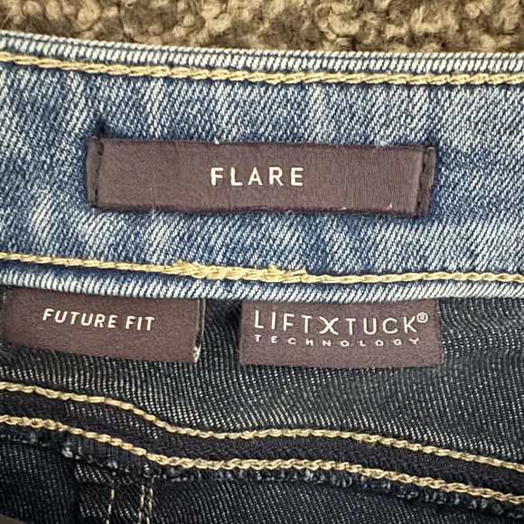 NYDJ Blue Flare Jeans Lift Tuck Technology Size 16W - Picture 4 of 5